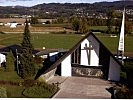 Die Soldatenkirche "Zum Heiligen Kreuz" in der Khevenhüller-Kaserne heute.