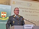 Brigadier René Segur-Cabanac begrüßte die Gäste in der "Sala Terrena".