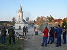 Die Soldaten trainierten am Truppenübungsplatz Allentsteig die Einsatz art "Schutz".