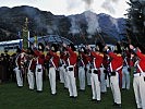 Ehrensalve der historischen Schützengarde der Gemeinde St. Michael im Lungau.