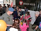 Informationsoffiziere beantworteten viele Fragen zum Bundesheer.