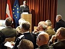 Paneldiskussionen zu den Themen "Westbalkan" und "Europäischer Verteidigungsfond" wurden in der österreichischen Militärvertretung abgehalten.