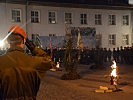 In stimmungsvollem Ambiente findet die Feier statt.