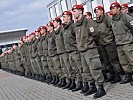 Ein Teil der Infanteriekompanie besteht aus Soldaten der Garde in Wien.