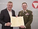 Wolfgang Wagner wurde von Verteidigungsminister Mario Kunasek zum neuen Kommandanten der Luftunterstützung bestellt und zum Brigadier befördert.
