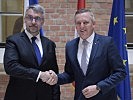 Verteidigungsminister Mario Kunasek traf seinen tschechischen Amtskollegen Lubomir Metnar zu einem Arbeitsgespräch.