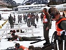 Neben einer guten Laufzeit war auch ein einwandfreies Treffer-Ergebnis notwendig, um ganz vorne dabei zu bleiben. Geschossen wurde auf 11,5 Zentimeter Klappscheiben in einer Entfernung von 50 Metern.