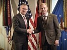 Verteidigungsminister Mario Kunasek mit seinem US-Amtskollegen Patrick M. Shanahan.