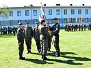 Generalleutnant Reißner übergibt das Kommando der 3. Jägerbrigade an Oberst Krasser.