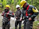 Sicherheit geht vor - die Pioniere machen sich bereit.