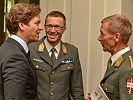 V.l.: US-Botschafter Trevor D. Traina, Generalleutnant Erich Csitkovits, Brigadier Walter Feichtinger.