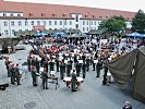 Der Innenhof der Garde als Festplatz