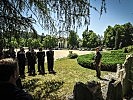 Oberst Horst Hofer bedankte sich bei den 25er-Kameraden für die Gedenkfeier.