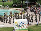 Die Militärmusik Kärnten spielte an beiden Tagen für die Besucher.