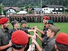 350 Soldaten sprachen das Treuegelöbnis.