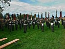 Die Militärmusik Salzburg umrahmte die Friedenswallfahrt musikalisch.