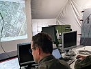 In allen drei Ländern erfolgt eine parallele "Live"-Lagedarstellung über das gemeinsame militärische Führungsnetz.