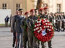 Am Traditionstag wurde in der Starhemberg-Kaserne ein Kranz niedergelegt.