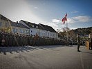 Für die Kulisse sorgte der Stadtplatz von Litschau.