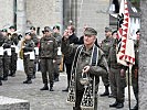 Militärpfarrer Alois Erhart bei der Segnung des Kriegerdenkmals.