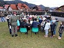 Kinder der Volksschule Griffen sangen ein Weihnachtslied.