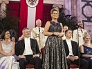 Verteidigungsministerin Klaudia Tanner eröffnete den Ball.