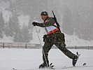 Schneefall und Wind machte den Teilnehmern nichts aus.