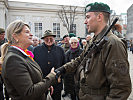 Ministerin Tanner bei einer Angelobung in Wien: "Wir möchten das Bundesheer wieder in die Mitte der Gesellschaft führen."