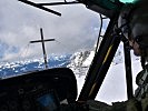 Die Bedingungen im Gebirge sind eine Herausforderung für die Piloten.