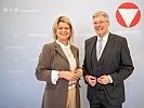 Ministerin Klaudia Tanner mit Landeshauptmann Peter Kaiser.