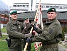 Führungswechsel beim Militärkommando Tirol, v.l.: Oberst Gstrein, Generalmajor Bauer, Generalleutnant Reißner.