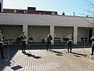 Den Auftakt machte die Militärmusik beim Pflegeheim "Birkenwiese" in Dornbirn.