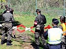 Praxisnahe Einsatzvorbereitung der Soldaten zur Unterstützung des Grenzmanagements gemeinsam mit der Polizei.