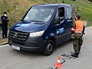 Polizei und Bundesheer versehen gemeinsam Dienst an der Grenze zwischen Deutschland und Österreich.