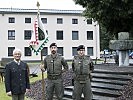 ...die Standarte der ehemaligen 1. Abteilung des Artillerieregiments 2 aus Fehring.