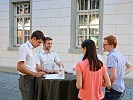 Entsprechend den Hygiene-Bestimmungen wurden die Namen bei Ankunft der Gäste geprüft.