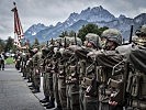 Am Fuße des "Wilden Kaisers" wurden die Rekruten angelobt.