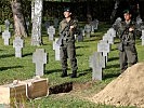 Ehrenwache durch Soldaten des Bundesheeres.