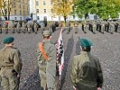 60 Rekruten wurden im Kommandogebäude Oberst Bilgeri angelobt.