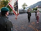 Militärkommandant Brigadier Gunther Hessel und Gesundheitslandesrätin Martina Rüscher.