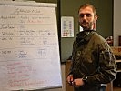 Leutnant Zarko P. ist für die Ausbildung der Soldaten verantwortlich.