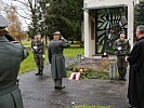 Kranzniederlegung durch den Militärkommandanten von Salzburg.