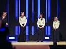 Drei Bundesheer-Leistungssportlerinnen bei der Sportgala: Dadic, Herzog und Hölzl.