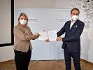 Verteidigungsministerin Klaudia Tanner und Museumsbundpräsident Wolfgang Muchitsch.