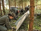 Ein Ausbildungsabschnitt - Leben im Felde.