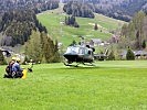 Im Einsatz waren eine Agusta Bell 212 und...