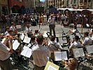 Die Militärmusik Tirol unter der Leitung von Militärkapellmeister Oberst Hannes Apfolterer.