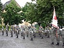 Musikalische Begleitung bei der Verleihung der Einsatzmedaillen beim Militärkommando Vorarlberg.