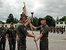 Mit der Übergabe der Insignie übernahm Oberstleutnant Thomas Burgstaller das Kommando des Radarbataillons.