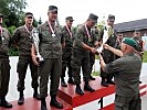 Brigadier Waldner übergab die Preise persönlich.